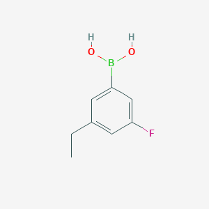 molecular formula C8H10BFO2 B15299350 (3-Ethyl-5-fluorophenyl)boronic acid 