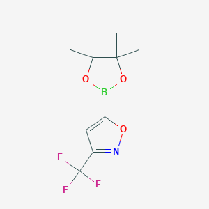 5-(Tetramethyl-1,3,2-dioxaborolan-2-yl)-3-(trifluoromethyl)-1,2-oxazole