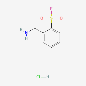 2-(Aminomethyl)benzene-1-sulfonyl fluoride hydrochloride