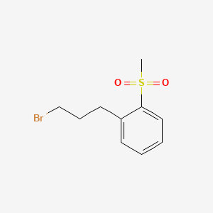 1-(3-Bromopropyl)-2-methanesulfonylbenzene