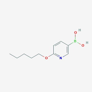 [6-(Pentyloxy)pyridin-3-yl]boronic acid