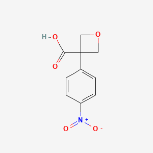 3-(4-Nitrophenyl)oxetane-3-carboxylic acid