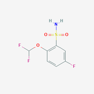 2-(Difluoromethoxy)-5-fluorobenzenesulfonamide