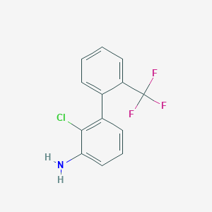 molecular formula C13H9ClF3N B1529946 2-氯-2'-(三氟甲基)联苯-3-胺 CAS No. 1261739-69-8