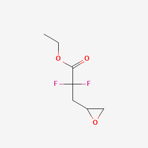 Ethyl2,2-difluoro-3-(oxiran-2-yl)propanoate