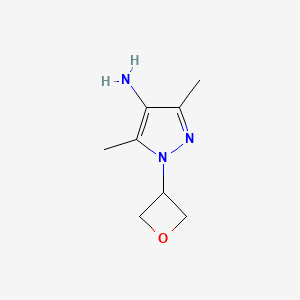 3,5-Dimethyl-1-(oxetan-3-yl)-1H-pyrazol-4-amine