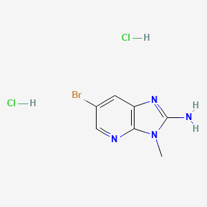 6-bromo-3-methyl-3H-imidazo[4,5-b]pyridin-2-amine dihydrochloride