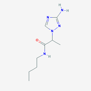 2-(3-Amino-1h-1,2,4-triazol-1-yl)-N-butylpropanamide