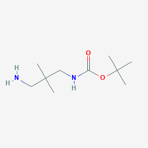 molecular formula C10H22N2O2 B152996 tert-Butyl (3-Amino-2,2-dimethylpropyl)carbamate CAS No. 292606-35-0