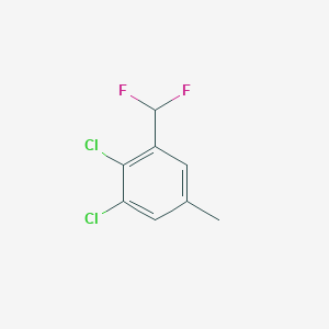 molecular formula C8H6Cl2F2 B1529960 2,3-Dichloro-5-methylbenzodifluoride CAS No. 1803835-97-3
