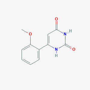 molecular formula C11H10N2O3 B1529963 6-(2-Methoxyphenyl)pyrimidine-2,4(1H,3H)-dione CAS No. 116137-74-7
