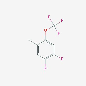 molecular formula C8H5F5O B1529964 4,5-Difluoro-2-(trifluoromethoxy)toluene CAS No. 1803732-00-4