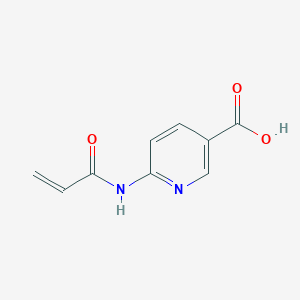 molecular formula C9H8N2O3 B15299703 6-(Prop-2-enamido)pyridine-3-carboxylic acid CAS No. 1250294-87-1