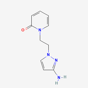 1-(2-(3-Amino-1h-pyrazol-1-yl)ethyl)pyridin-2(1h)-one