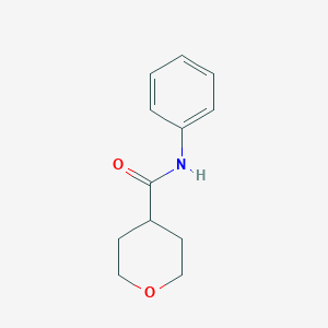 N-phenyloxane-4-carboxamide