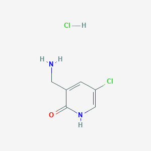 molecular formula C6H8Cl2N2O B1529980 3-(Aminomethyl)-5-chloropyridin-2-ol hydrochloride CAS No. 1432754-58-9