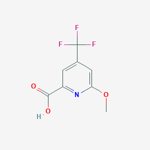 6-Methoxy-4-(trifluoromethyl)pyridine-2-carboxylic acid