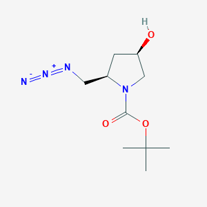 tert-butyl (2R,4R)-2-(azidomethyl)-4-hydroxypyrrolidine-1-carboxylate