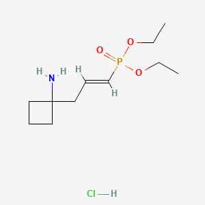 diethyl [(1E)-3-(1-aminocyclobutyl)prop-1-en-1-yl]phosphonate hydrochloride