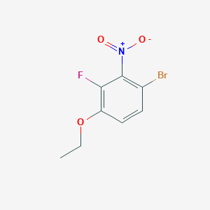 molecular formula C8H7BrFNO3 B1529984 1-Bromo-4-ethoxy-3-fluoro-2-nitrobenzene CAS No. 1804404-10-1