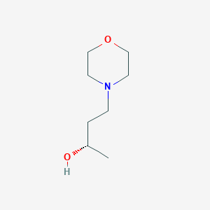 molecular formula C8H17NO2 B15299879 (S)-4-Morpholinobutan-2-ol 