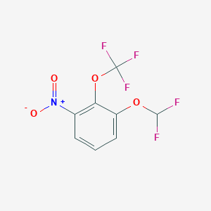 1-Difluoromethoxy-3-nitro-2-(trifluoromethoxy)benzene