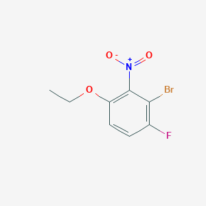 1-Bromo-3-ethoxy-6-fluoro-2-nitrobenzene