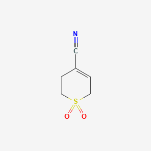 1,1-dioxo-3,6-dihydro-2H-1lambda6-thiopyran-4-carbonitrile