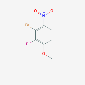 molecular formula C8H7BrFNO3 B1529995 1-Bromo-3-ethoxy-2-fluoro-6-nitrobenzene CAS No. 1805414-33-8