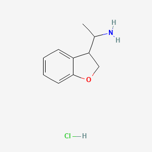 1-(2,3-Dihydro-1-benzofuran-3-yl)ethan-1-amine hydrochloride