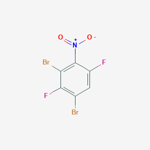 molecular formula C6HBr2F2NO2 B1530001 1,3-Dibromo-2,5-difluoro-4-nitrobenzene CAS No. 1803789-51-6
