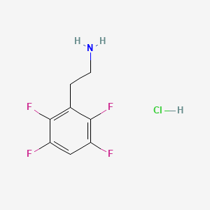 2-(2,3,5,6-Tetrafluorophenyl)ethan-1-amine hydrochloride