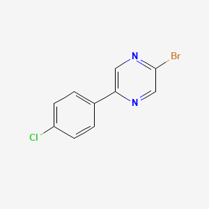 2-Bromo-5-(4-chlorophenyl)pyrazine