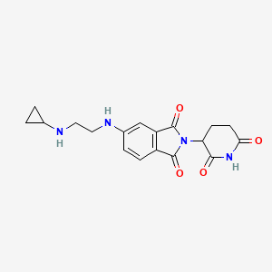 5-[2-(Cyclopropylamino)ethylamino]-2-(2,6-dioxo-3-piperidyl)isoindoline-1,3-dione