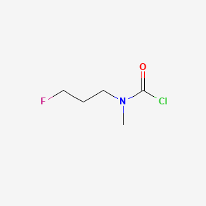 N-(3-fluoropropyl)-N-methylcarbamoyl chloride