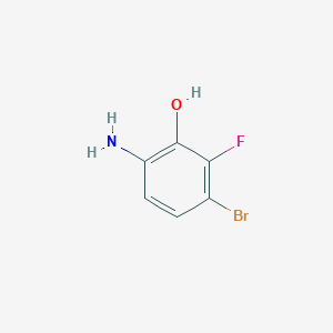 molecular formula C6H5BrFNO B1530009 6-Amino-3-bromo-2-fluorophenol CAS No. 1807234-85-0