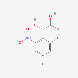 B1530017 2,4-Difluoro-6-nitromandelic acid CAS No. 1805055-68-8