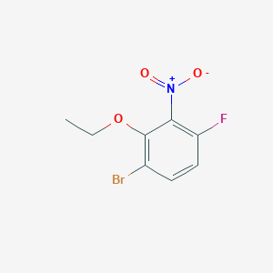 molecular formula C8H7BrFNO3 B1530023 1-Bromo-2-ethoxy-4-fluoro-3-nitrobenzene CAS No. 1805594-50-6