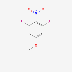 molecular formula C8H7F2NO3 B1530026 1,3-Difluoro-5-ethoxy-2-nitrobenzene CAS No. 1803846-34-5