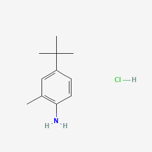 molecular formula C11H18ClN B15300279 4-Tert-butyl-2-methylaniline hydrochloride 