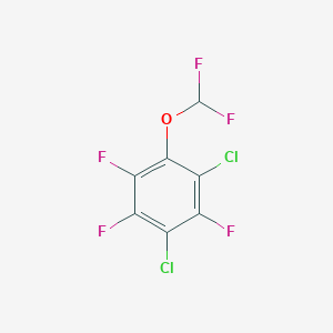 B1530034 1,3-Dichloro-4-difluoromethoxy-2,5,6-trifluorobenzene CAS No. 1807038-55-6