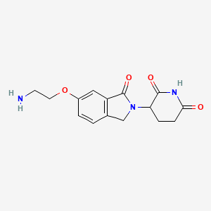 3-[6-(2-Aminoethoxy)-1-oxo-isoindolin-2-yl]piperidine-2,6-dione