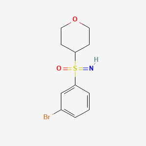 [(3-Bromophenyl)(oxan-4-yl)imino-lambda6-sulfanyl]one