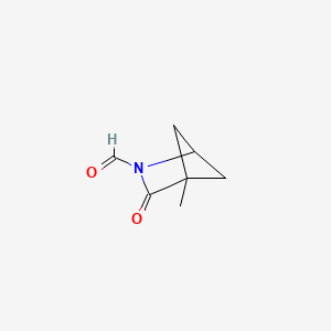 4-Methyl-3-oxo-2-azabicyclo[2.1.1]hexane-2-carbaldehyde