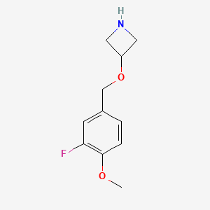 3-((3-Fluoro-4-methoxybenzyl)oxy)azetidine