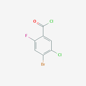 molecular formula C7H2BrCl2FO B1530054 4-溴-5-氯-2-氟苯甲酰氯 CAS No. 1805575-91-0