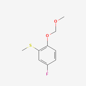 (5-Fluoro-2-(methoxymethoxy)phenyl)(methyl)sulfane