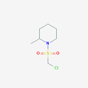 1-((Chloromethyl)sulfonyl)-2-methylpiperidine