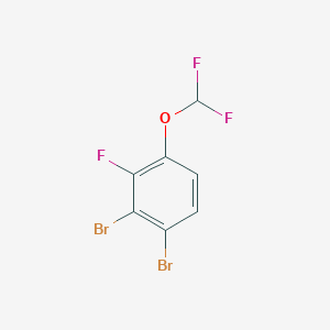 1,2-Dibromo-4-difluoromethoxy-3-fluorobenzene
