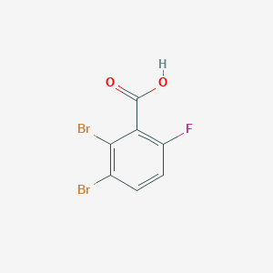 molecular formula C7H3Br2FO2 B1530079 2,3-Dibromo-6-fluorobenzoic acid CAS No. 1807181-69-6